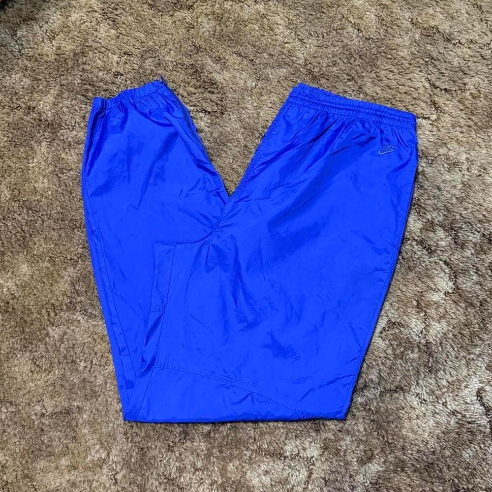 Vintage 90s Nike Sweatpants Joggers Blue Large